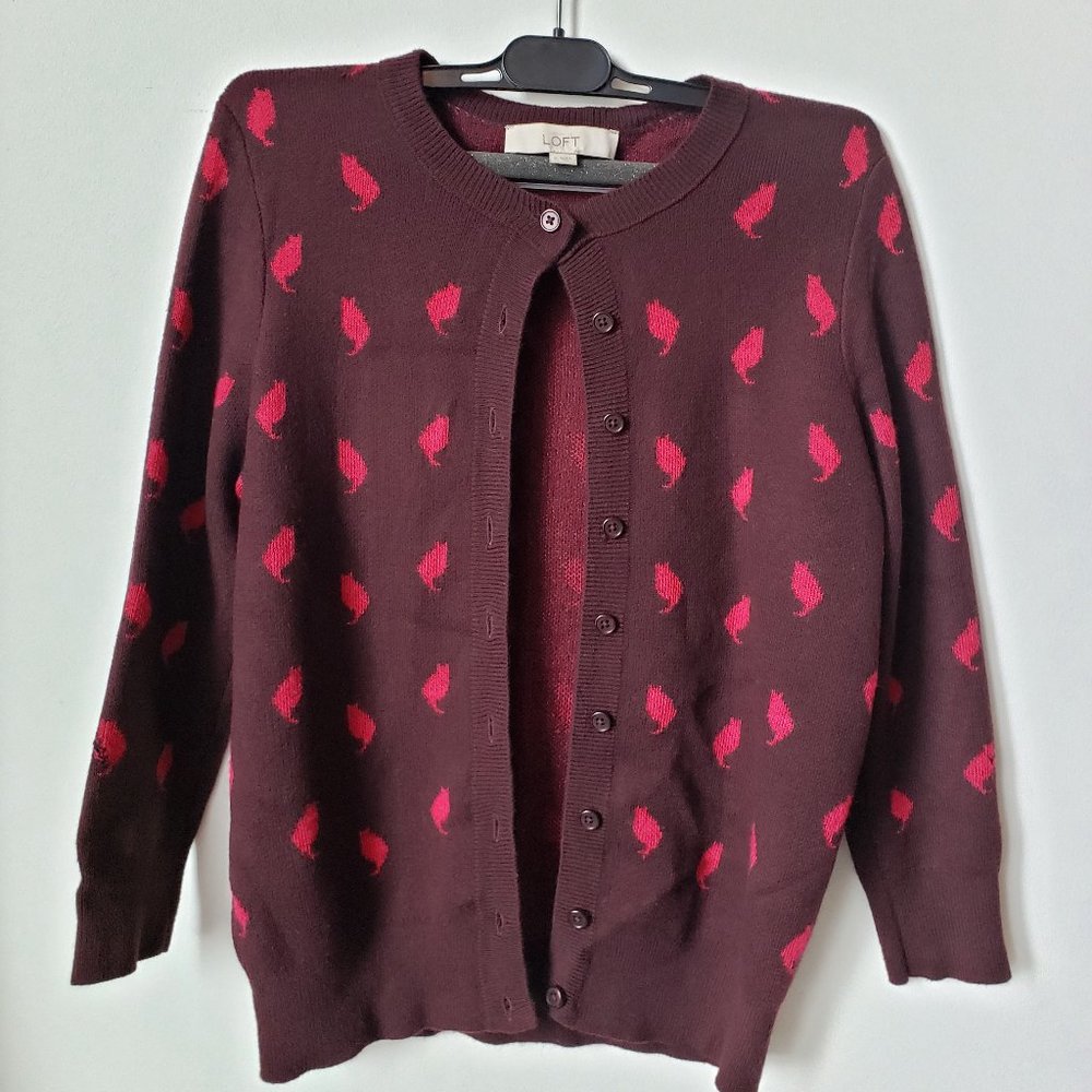 Pink Kitty Cat Cardi